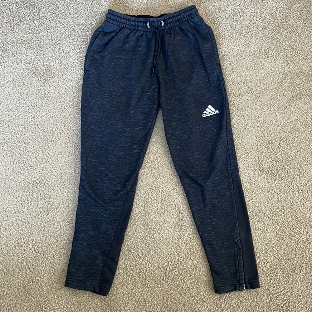 Heathered Grey Adidas Sweatpants
